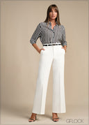 Long Sleeve Striped Shirt - 020226