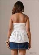 Smocked Cutlawn Top - 121026