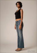 Low Waist Bootcut Jean - Short Length - 220826D