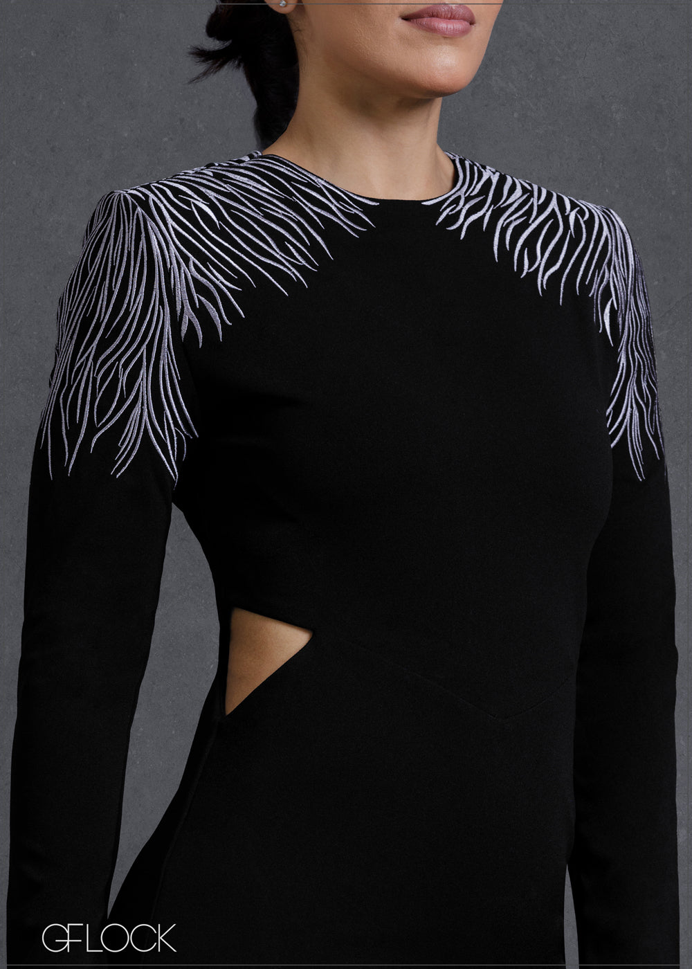 Embellished Detailed Bodycon Dress - 230224