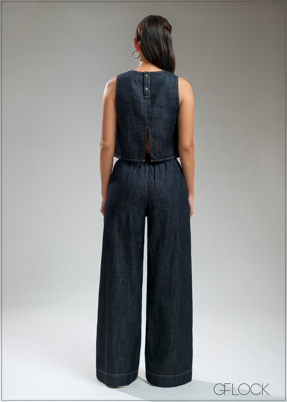 Loose Fit Denim Pant - 210925