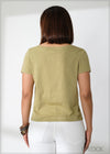 V-Neck T-Shirt - 220124