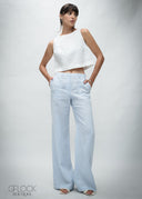 Sleeveless Round Neck Top - 030426