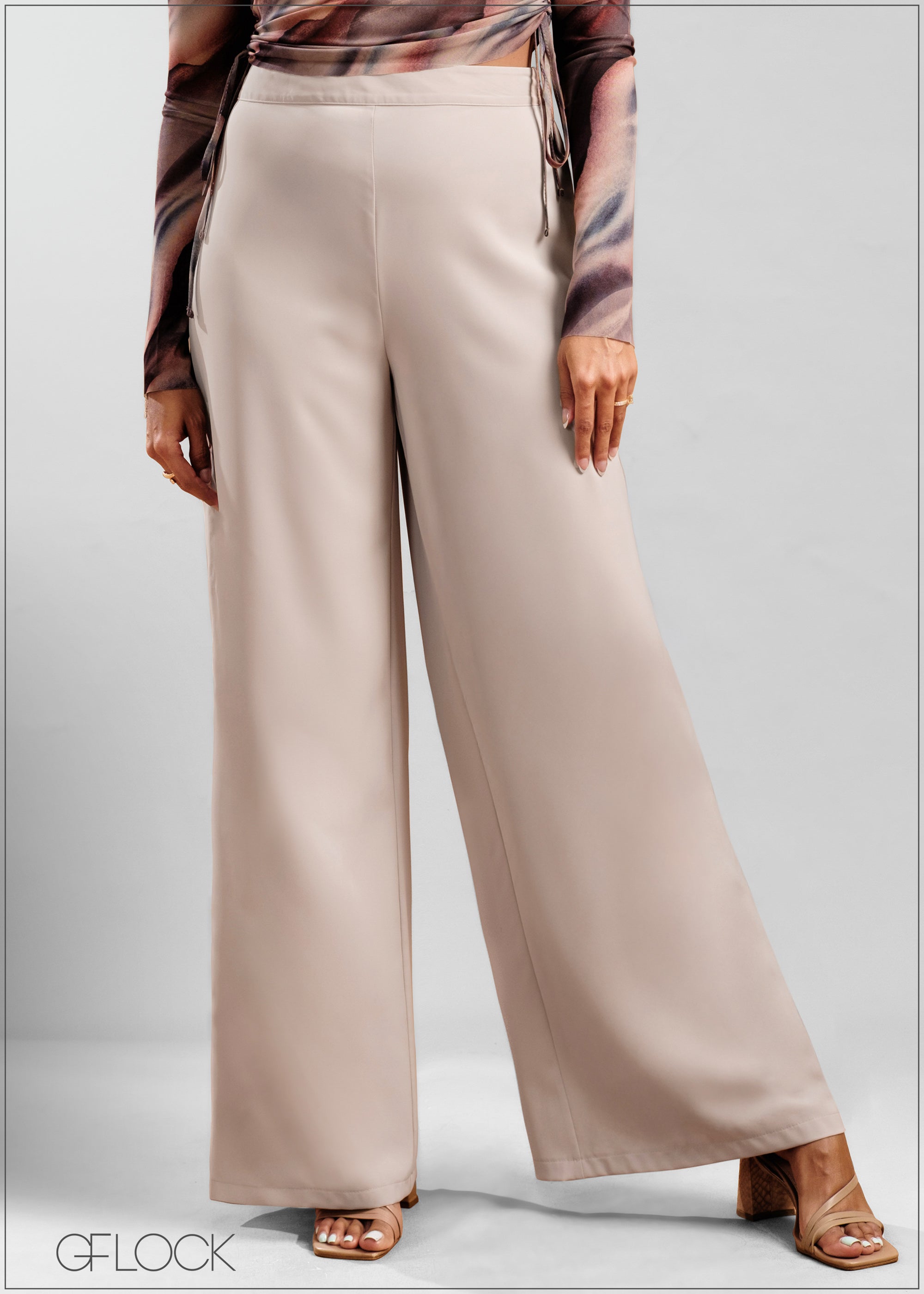 Drawstring Flared Pant - 090725