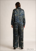 High Waist Wide Leg Pant - 190126