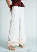 Cutwork Wide Leg Pant - 170726