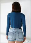 Curved Hem Detail Top - 220124