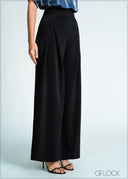 High Waist Overlap Detail Pant - 170726
