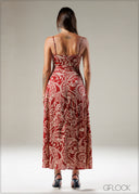 Strappy Midi Dress - 121225