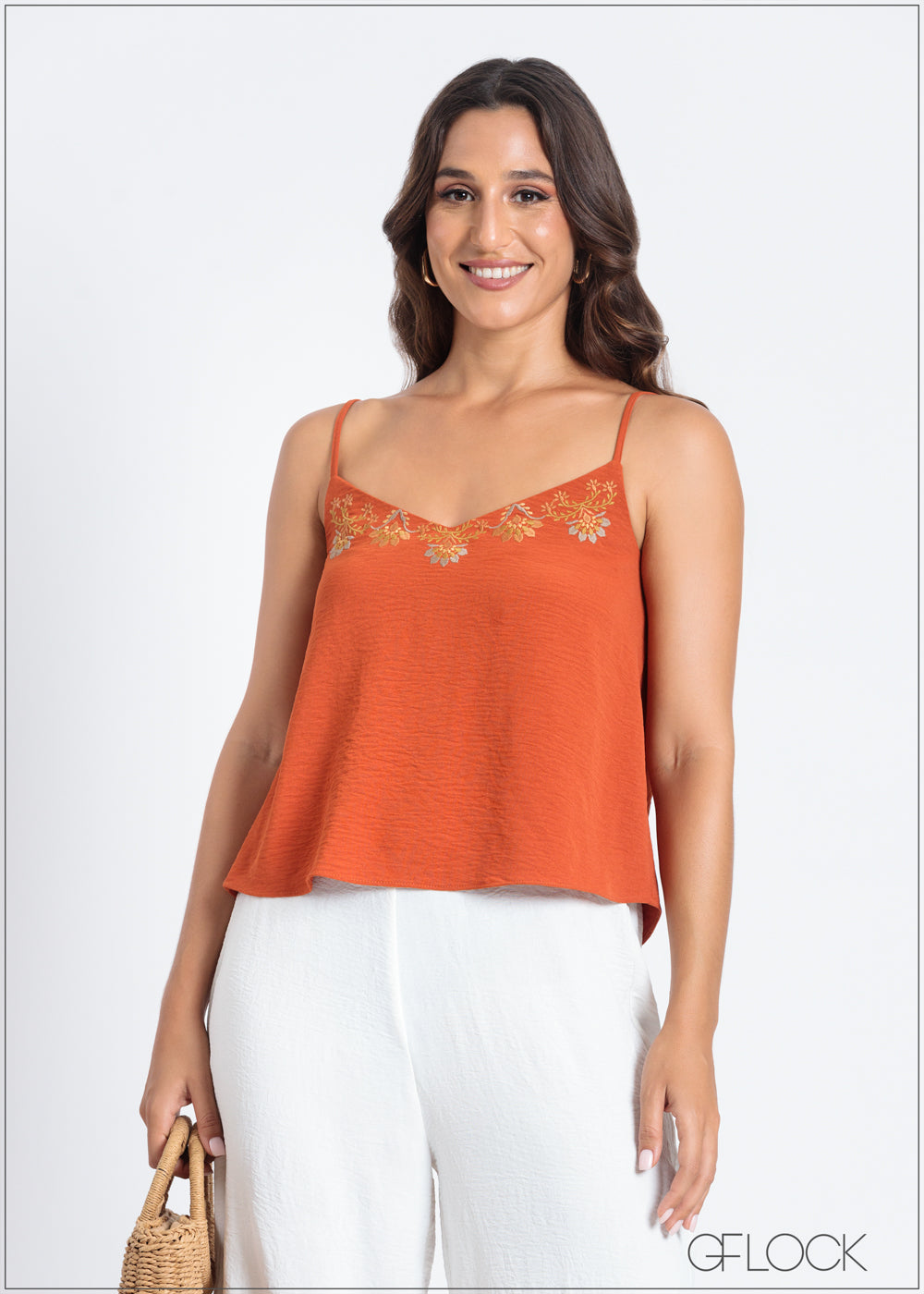 Embroidery Cami Top - 120824