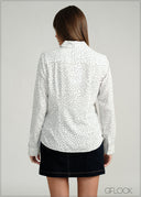 Regular Collar Basic Top - 160226