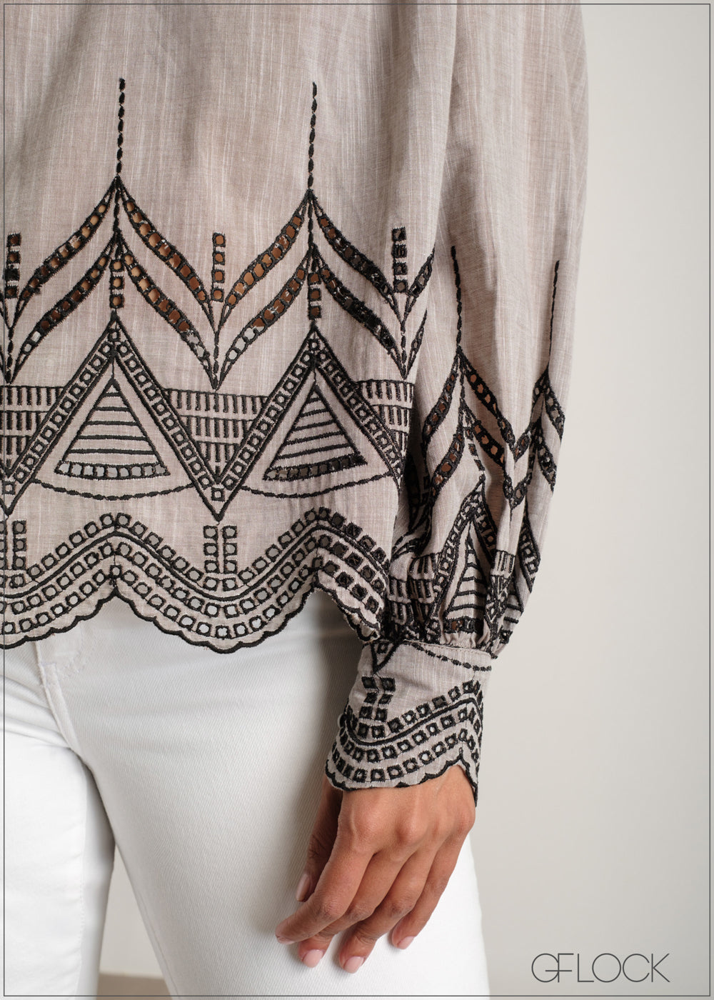 Embroidered Blouse - 060625