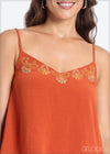 Embroidery Cami Top - 120824