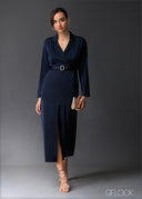 Front Slit Detailed Dress - 020525
