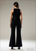 High Waist Bootleg Pant - 121225