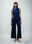 Mid Waist Cropped Pants - 030426