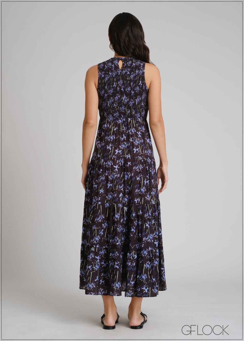 Smocking Maxi Dress - 250425