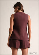 Sleeveless Waistcoat - 190126