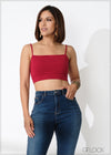 Cropped Cami Top - 220124