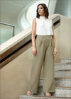 High Waist Pant With Pleats - 270923