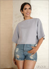 Boat Neck Top - 031123