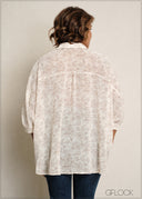 Printed Oversized Top - 090525