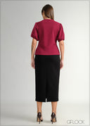 Puff Sleeve Top - 160226