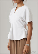 Puff Sleeved Top - 230926W