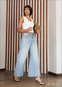 Ultra Wide Leg Jean - Short Length - 241026