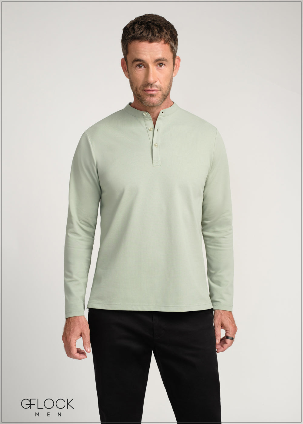 Long Sleeve Henley - 120425