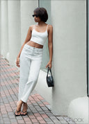 Mid Rise Tapered Pant - Short Length - 241026