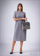 Crew Neck Dress - 230326