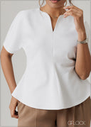 Puff Sleeved Top - 230926W
