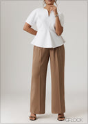 Puff Sleeved Top - 230926W