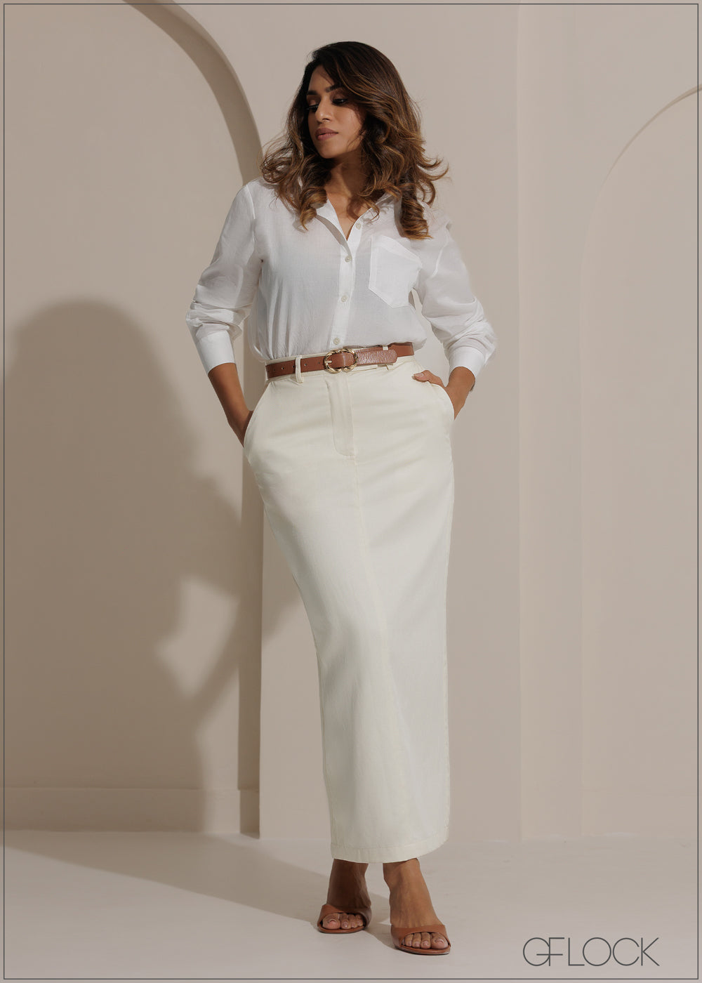 Fitted Maxi Skirt - 271025