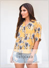 Cuban Collar Printed Shirt - 041223