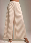 High Waist Pleated Pant - 120226