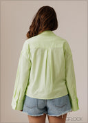 Wide Sleeve Detailed Shirt - 280926