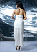 Backless Maxi Dress - 221225