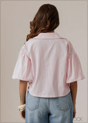 Balloon Sleeve Shirt - 280926