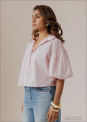 Balloon Sleeve Shirt - 280926