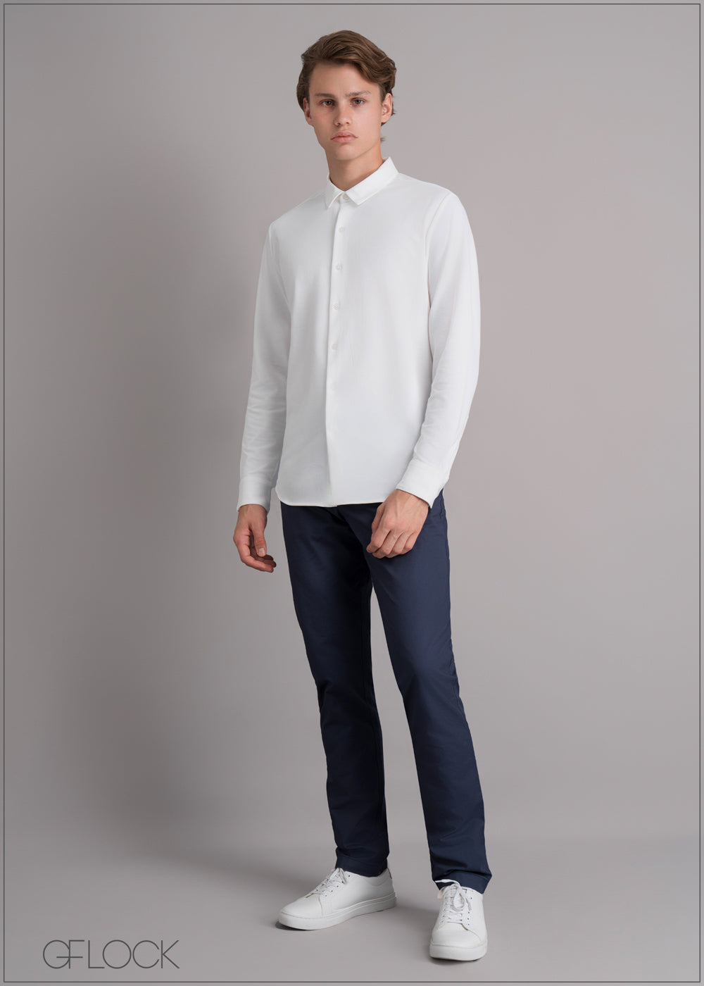 Long Sleeve Polo Shirt - 191223