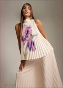 High Waist Pleated Pant - 120226