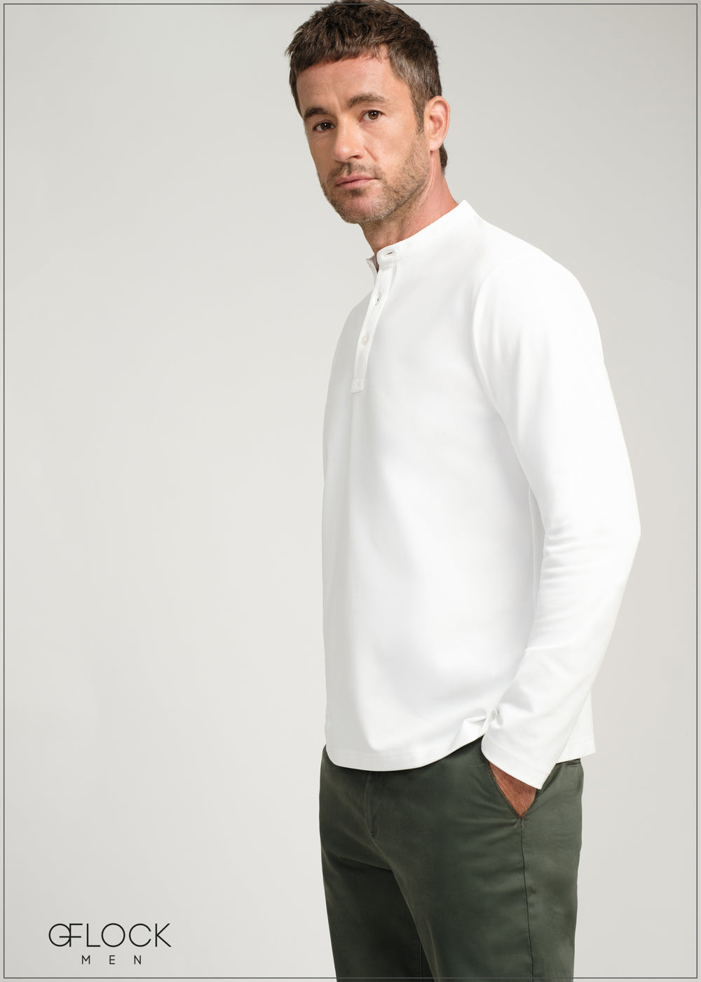 Long Sleeve Henley - 120425
