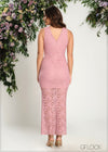 Lace Bodycon Maxi - 190724