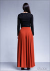 Pleated Flare Pant - 100425
