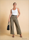 High Waist Pant With Pleats - 250324