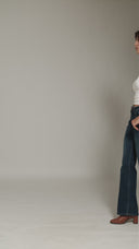 Mid Wash Bootcut Jean - Short Length - 250726