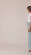 Light Wash Wide Leg Jean - Long Length - 210326D