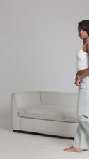 Wide Leg Moon Wash Jean - Long Length - 230926D